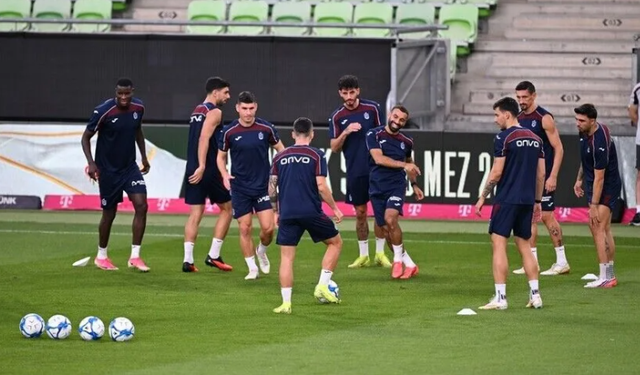 Trabzonspor, Ferencvaros Rövanşı Öncesi Hazırlıklarını Tamamladı