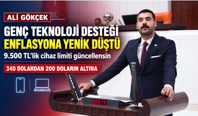 Ali Gökçek: Genç Teknoloji Desteği enflasyona yenik düştü