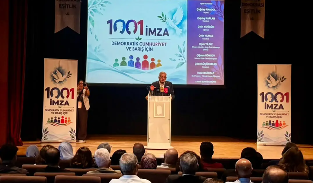 Demokratik Cumhuriyet ve Barış için 1001 İmza: “Herkese bir barış borcumuz var”