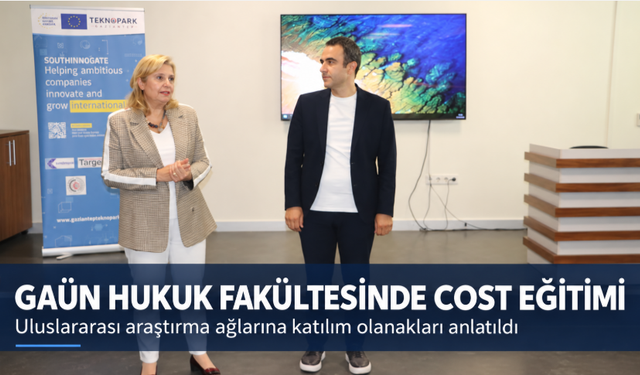 GAÜN Hukuk Fakültesinde uluslararası araştırma ağlarına katılım eğitimi