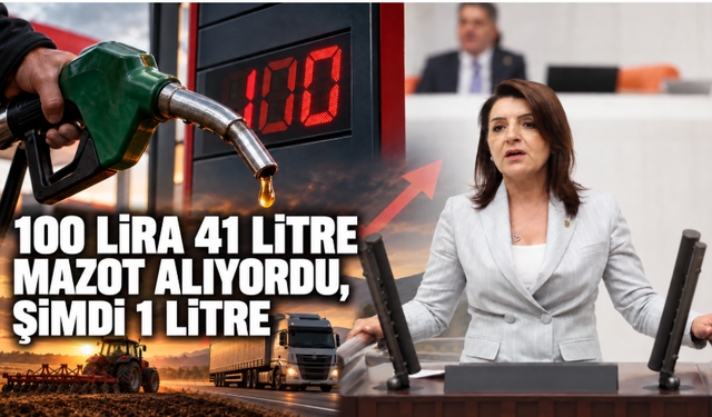 Gülcan Kış: “100 Lira 41 Litre Mazot Alıyordu, Şimdi 1 Litre”