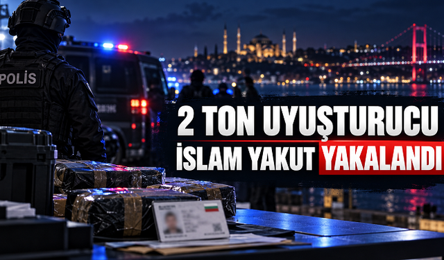 2 ton uyuşturucudan sorumlu tutulan firari İslam Yakut İstanbul’da yakalandı