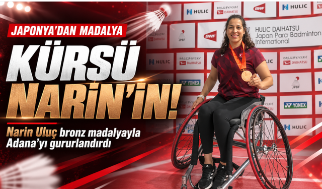 Narin Uluç’tan Japonya’da bronz madalya: Adana’ya büyük gurur