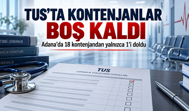 TUS’ta Uzmanlık Dalı Değişikliğine İlgi Düşük Kaldı: Kontenjanların Büyük Bölümü Boş