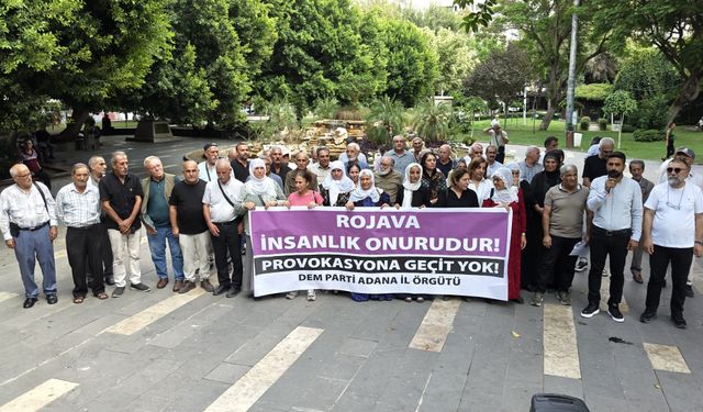 DEM Parti Adana’dan Kobanî Çağrısı: “Halka Yönelik Müdahalelere Son Verilsin”