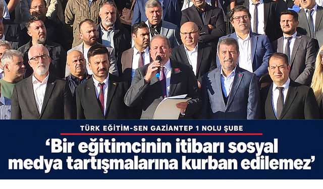 Türk Eğitim-Sen’den Mustafa Acar açıklaması: “Bir eğitimcinin itibarı sosyal medya tartışmalarına kurban edilemez”