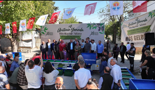 Karaisalı’da zeytin üreticisine makine desteği: 9 mahallede kullanılacak