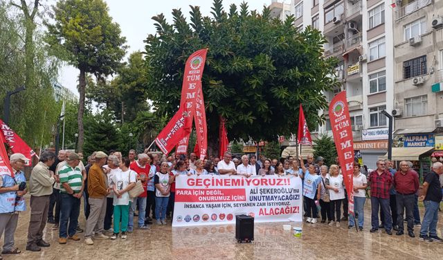 Mersin’de emeklilerden ortak çağrı: İnsanca yaşam ve seyyanen zam istiyoruz