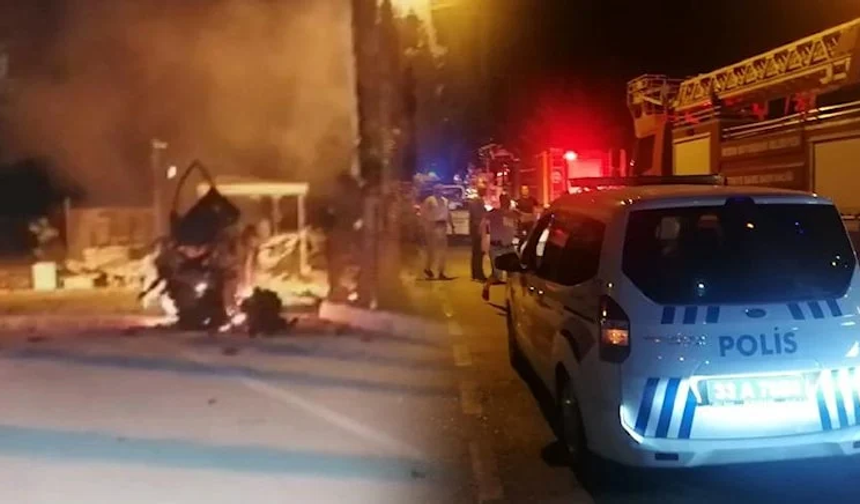 Mersin'de polisevine saldırı: 1 polis memuru şehit oldu, 1’i ağır yaralı