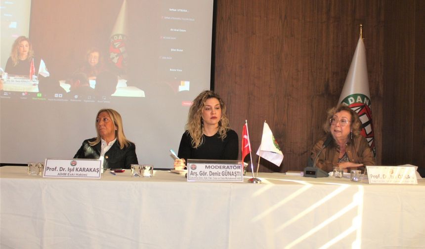 Adana'da, "Avrupa Birliği'nde İnsan Hakları" Konulu Konferans Gerçekleştirildi