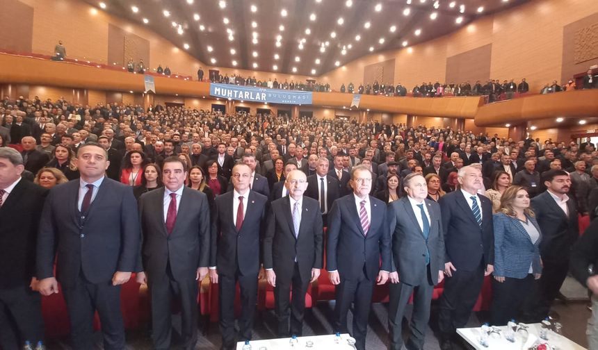 Kemal Kılıçdaroğlu, Mersin Muhtarlar Buluşması Toplantısında Konuştu.