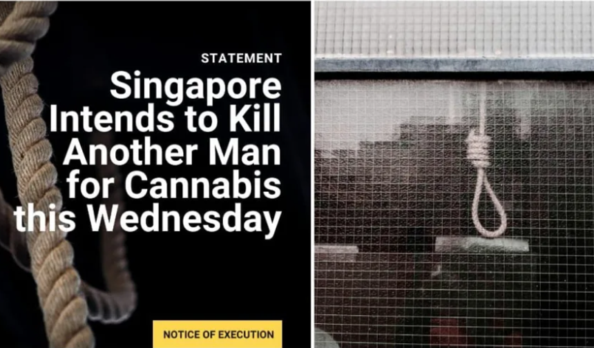 Singapur 1,5 kilo esrar kaçakçılığı yapan kişiyi idam etti