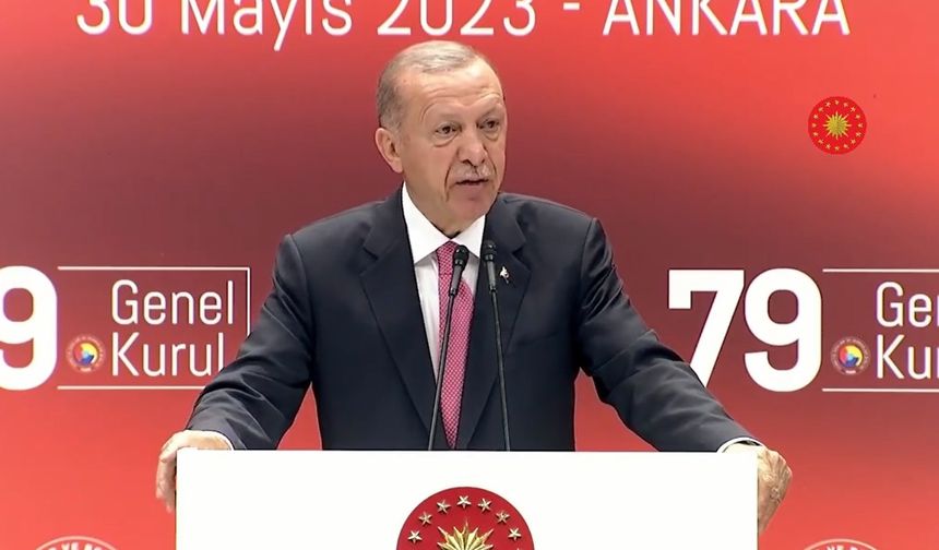 Cumhurbaşkanı Erdoğan, TOBB 79. Genel Kurulu’nda konuşuyor