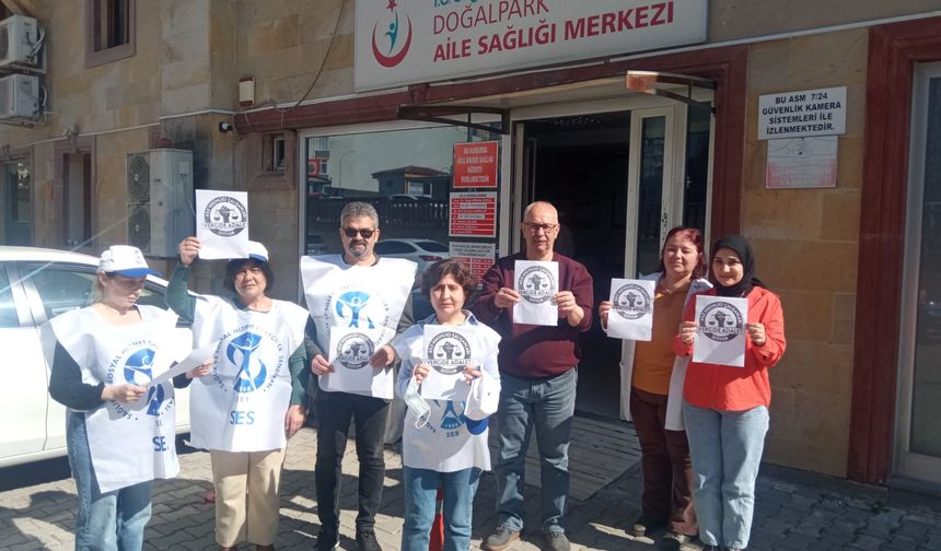 Adana'da Sağlık Emekçileri, Vergide Adalet Eylemlerine Devam Ediyor