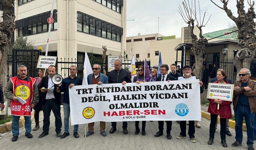 Haber Sen İzmir, TRT, kamu hizmeti yerine iktidarın yayın kanalı olmaya devam ediyor