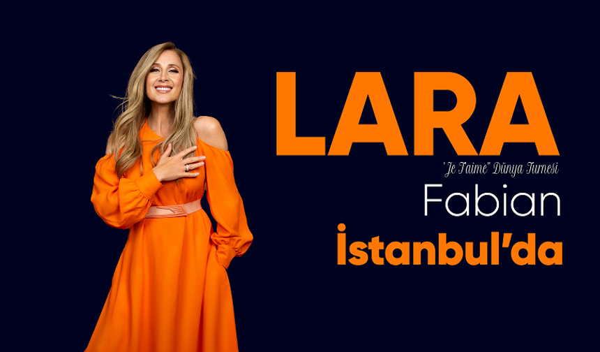 Lara Fabian, dünya turnesi kapsamında 25 Nisan 2024'te İstanbul'da