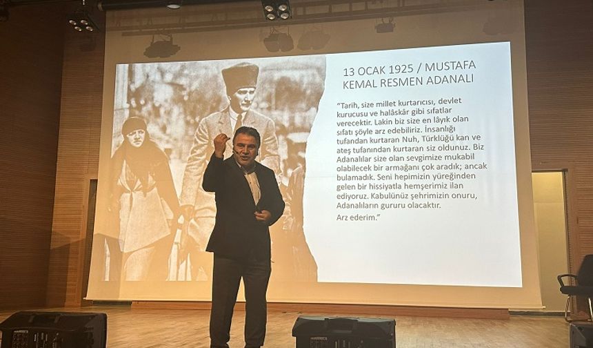 KURTULUŞ SAVAŞI ROMANLARI YAZARI ULUĞTÜRKAN:  Atatürk resmen Adanalıdır
