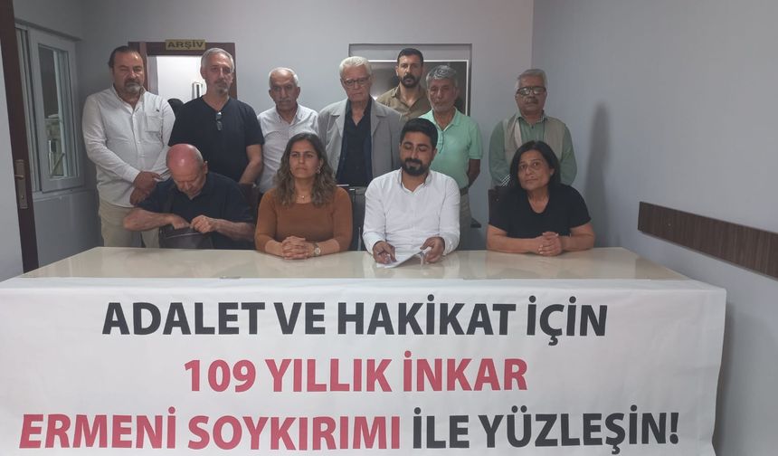 İnsan Hakları Derneği Adana Şubesi: Soykırımın inkârı, soykırımın sürdürülmesidir. İnkâra son verin.