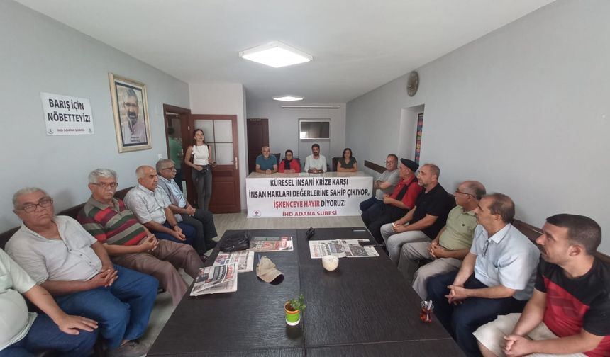 Adana İHD, Türkiye’de Değişik Boyutlarıyla İşkence Gerçeği Başlıklı Açıklama Yaptı