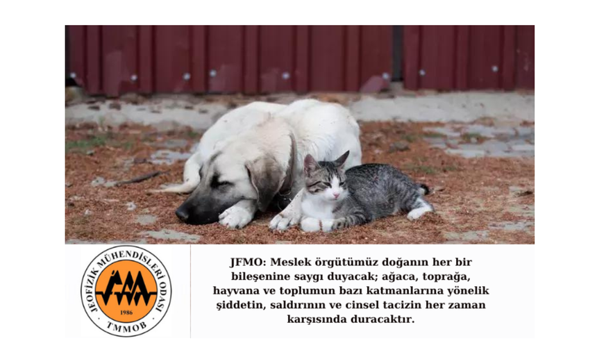 TMMOB Jeofizik Mühendisleri Odası Hayvan Hakları Çalışma Grubu; Anadolu'nun Tüm Canlılarını Korumaya Devam Edeceğiz