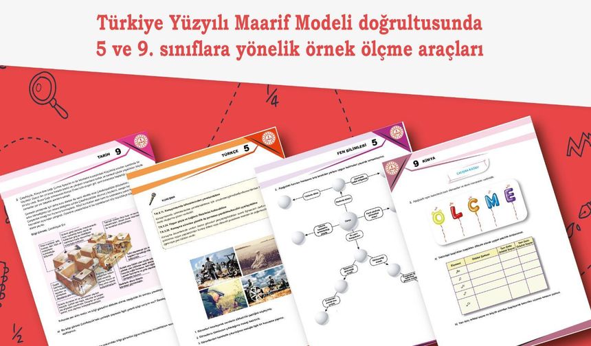 MEB, Yeni Öğretim Programına Uygun Örnek Ölçme Araçları Yayımladı