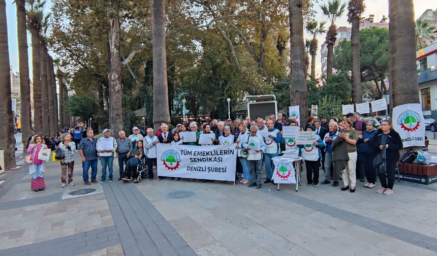 Tüm Emeklilerin Sendikası Denizli Şube; Karcı Dağında ki orman yangını bir kıvılcımdan felakete dönüşmüştür