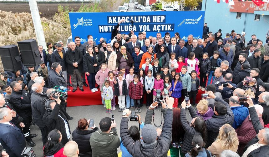 Zeydan Karalar; Yüreğir Akarcalı Mahallesi Hizmetlerimizle Buluştu