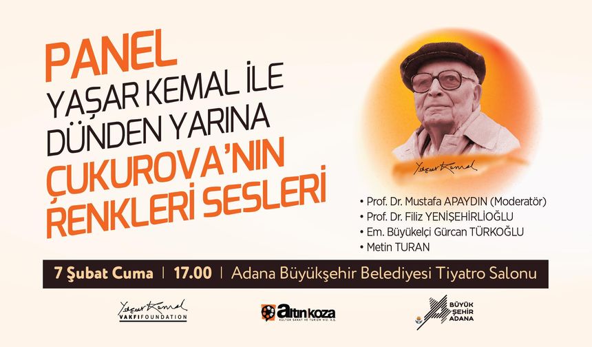 Adana’da Yaşar Kemal Günleri Başlıyor