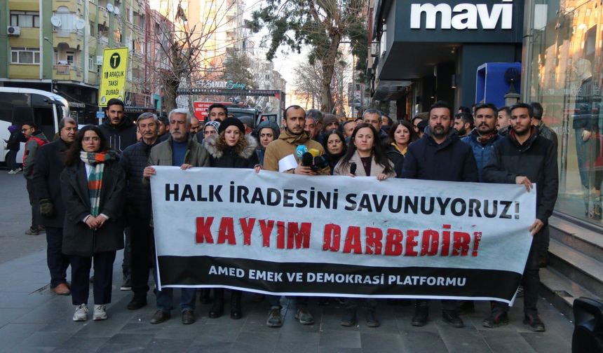 Amed Emek ve Demokrasi Platformu: Kayyım uygulamaları kalkana kadar mücadelemiz sürecektir