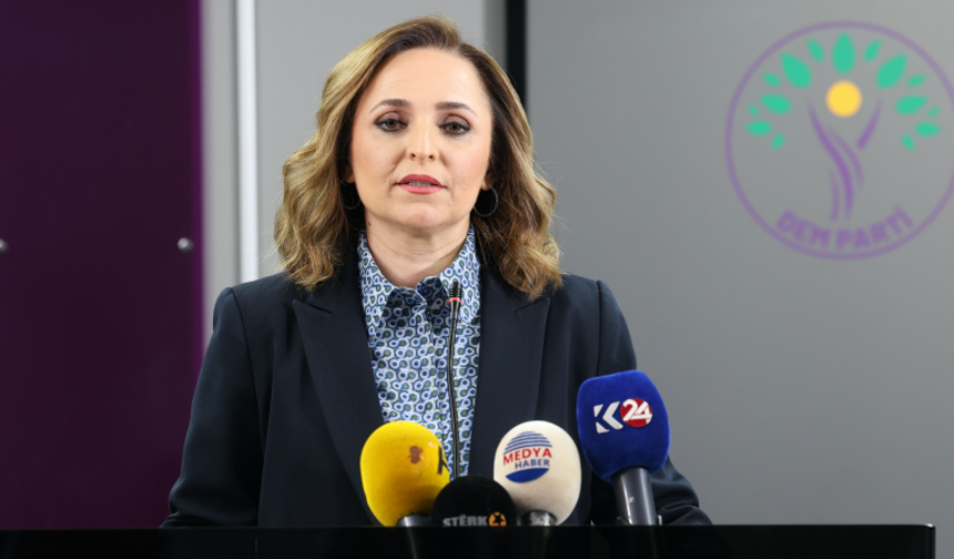 DEM Parti Sözcüsü Ayşegül Doğan: "100 yıllık Kürt sorununda ilk kez hukuki bir adım atıldı"