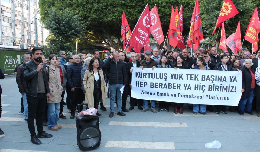 Adana’da Gözaltılar: Emek ve Demokrasi Platformu’ndan Tepki