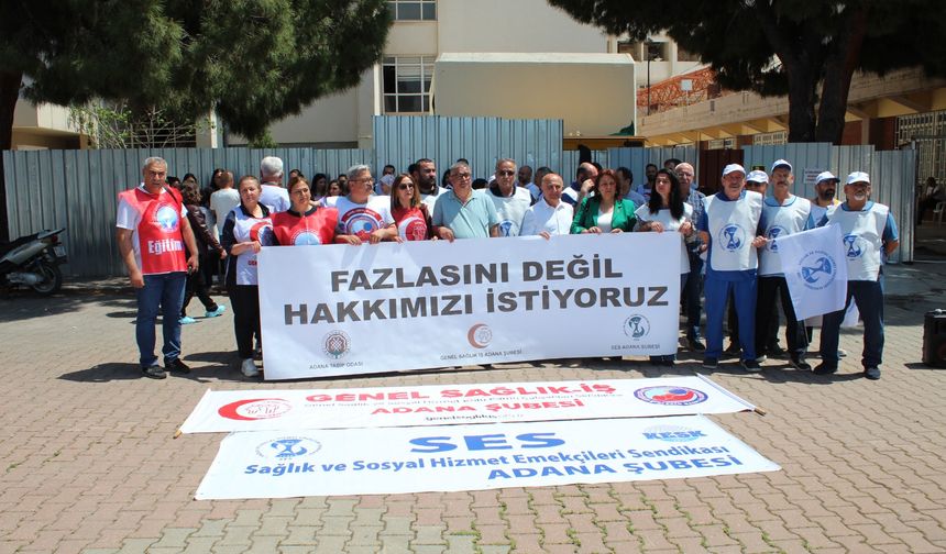 Balcalı Hastanesi'nde Hak Gasplarına Karşı Ortak Tepki: Sağlık Emekçileri Seslerini Yükseltti