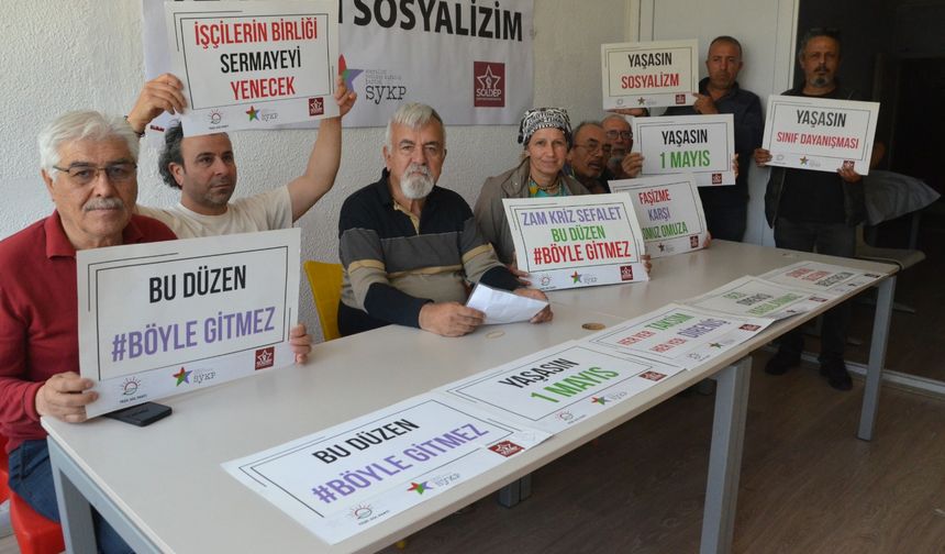 SYKP, Yeşil Sol Parti ve Sosyalistler Partisinden Adana'da Emek, Barış ve Demokrasi İçin 1 Mayıs Çağrısı