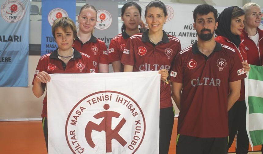 ÇİLTAR Masa Tenisi SK 5.Kez Süper Lig Şampiyonu