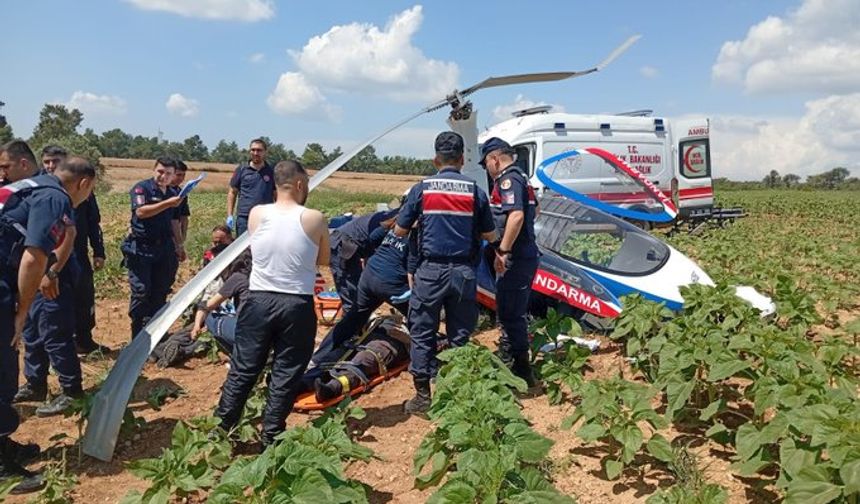 Adana'da Jandarma Helikopteri Düştü: 2 Yaralı