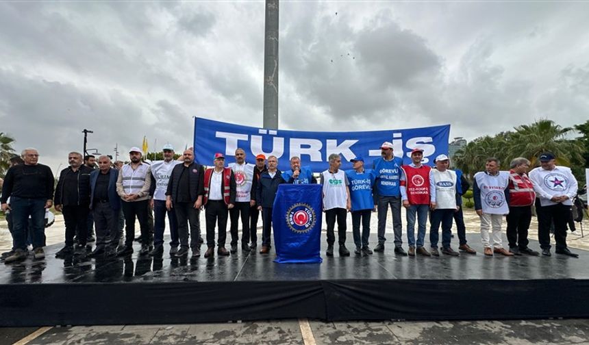 Adana'da Türk İş'ten 1 Mayıs’ta Yükselen Ses: “Haklarımız İçin Direneceğiz!”