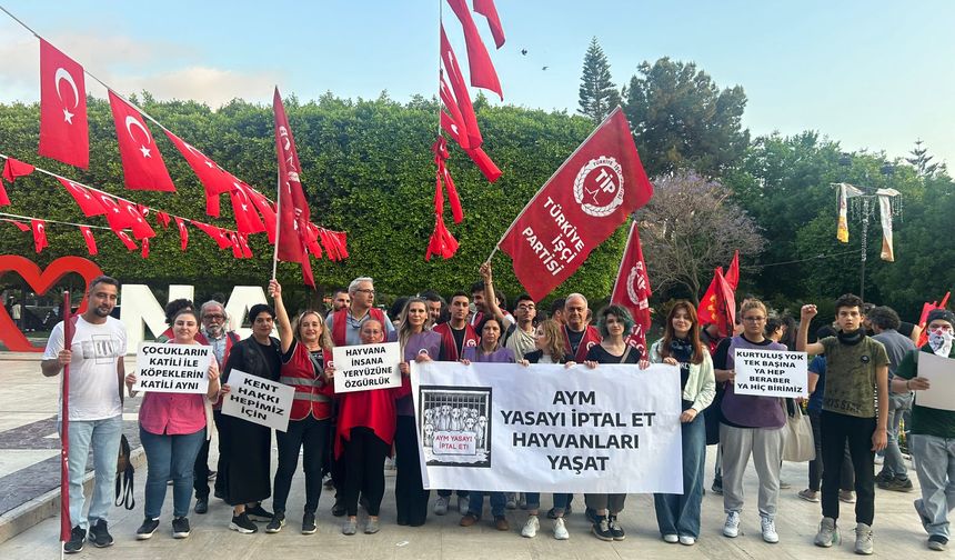 TİP Adana İl Örgütü’nden AYM’ye Çağrı: “Katliam Yasasını İptal Et, Hayvanları Yaşat!”