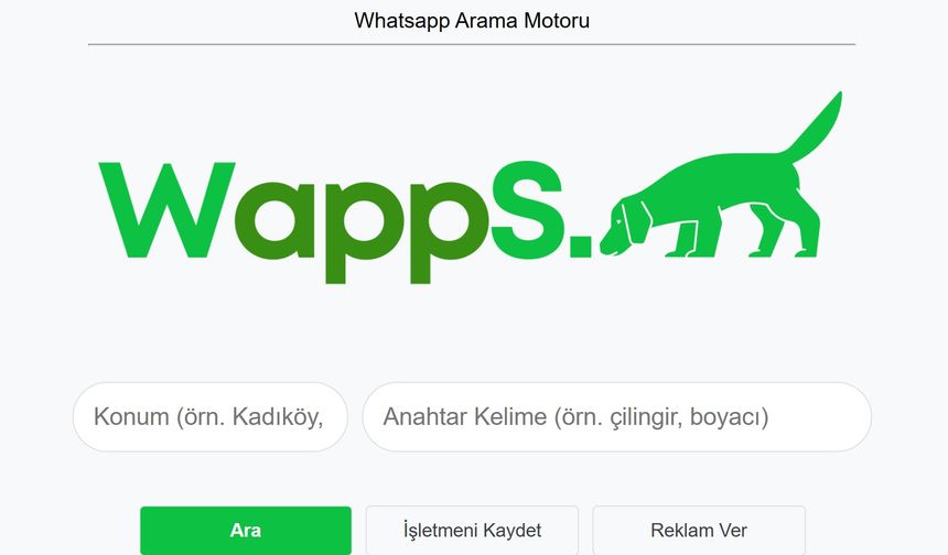 Yerel Hizmetlere Hızlı Erişim: Wapps.dog Yayında!