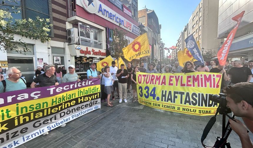 İzmir’de KHK Direnişi 334. Haftasında: “9 Yıldır Buradayız, Direniyoruz!”