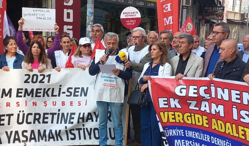 Tüm Emekliler Sendikası Mersin Şube Başkanı Hüseyin Kurt’tan Yargıtay Kararına Tepki