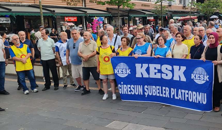 KESK Giresun Şubeler Platformu: Emek Mücadelesinin Kazanması İçin Birleşelim