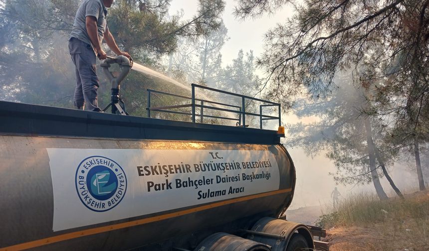 Eskişehir’den Bursa Yangınına Destek