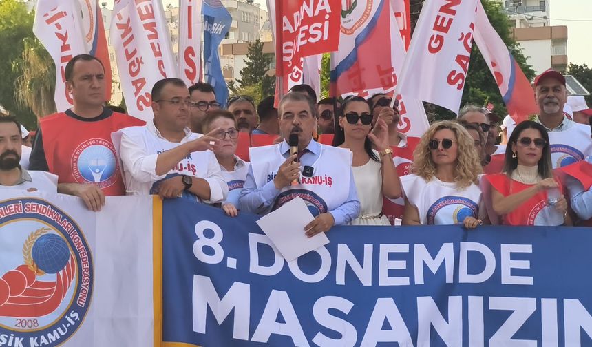 Birleşik Kamu-İş’ten Adana’da Güçlü Mesaj: Toplu Sözleşme Masası Emekçinin Masasıdır