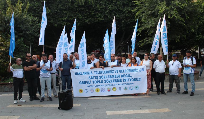 Eser Demirçin: Tek ayaklı masaların değil emekçilerin gerçek taleplerini kararlılıkla savunmaya devam edeceğiz
