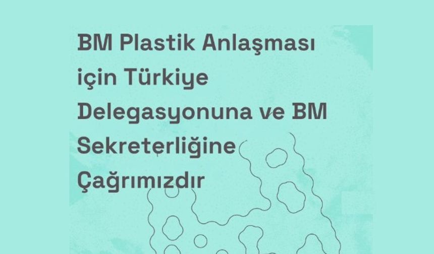 BM Plastik Anlaşması İçin Türkiye Delegasyonuna ve BM Sekreterliğine Çağrı!