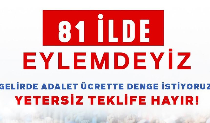 Memur-Sen’den 81 İlde Eylem: “Yetersiz Teklife Hayır”