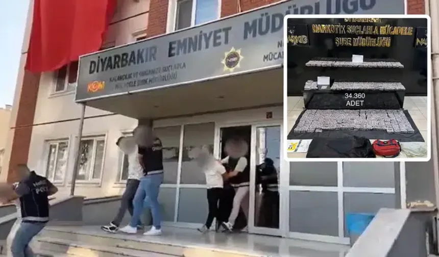 Diyarbakır’da uyuşturucu operasyonu: 20 gözaltı, 14 tutuklama