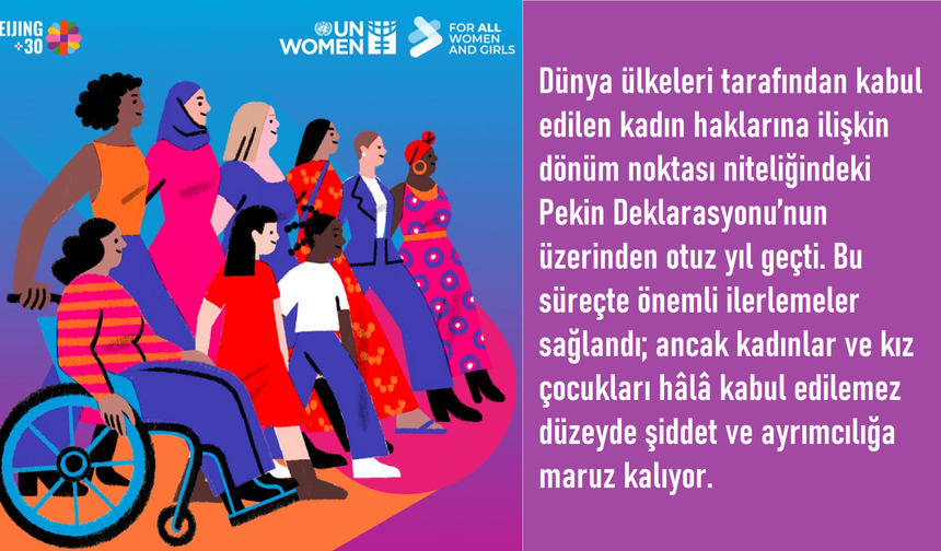 Cinsiyet Eşitliğinde 30 Yıl: Kadınlar Hâlâ Yoksulluk, Şiddet ve Eşitsizlikle Yüz Yüze