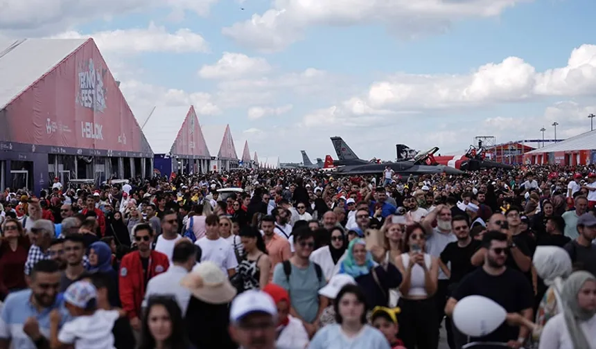 TEKNOFEST 1,5 milyon ziyaretçiye ulaştı