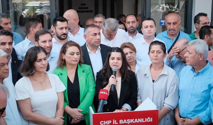 CHP Adana İl Sekreteri Ahnaz Çetiner: “Mahkemenin aldığı karar bizler için yok hükmündedir